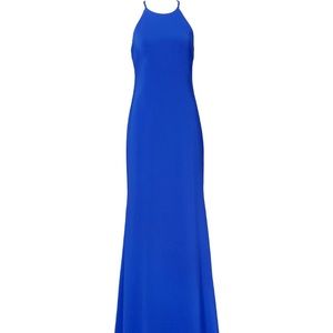 Badgley mischka cobalt blue dress